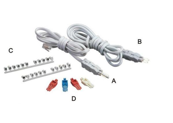 Cheap 2 Core / 4 Core Plug Krone Test Cord Network Cable Telecom With Alligator Clips for sale