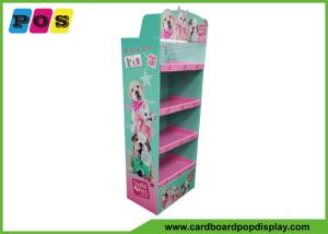 Offset Printing Pop Up Cardboard Display , Corrugated Display Stand For Plush Dolls FL173