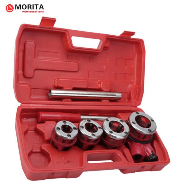 Cheap Ratchet pipe threading tools kit 1/2"-1-1/4" malleable cast iron for threading gas pipe or galvanized iron pipes for sale
