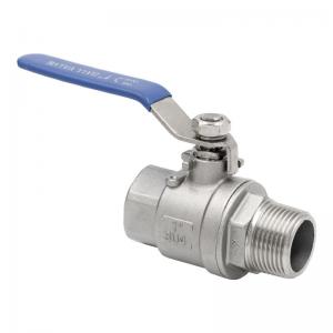 Best Media Water 2PC Ball Valve DN8-DN50 for Water Tap Valve Switch Female and Male Thread wholesale