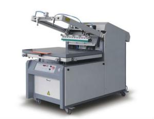China Microcomputer Control Flat Bed Screen Printing Machine , Screen Printing Press Machine Allfine on sale