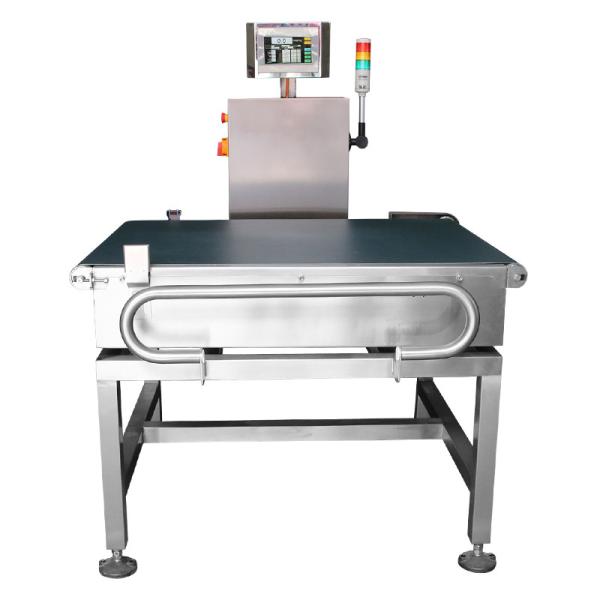 Cheap High Speed And Stable Conveyor Weight Checker With Emergency Stop Button for sale