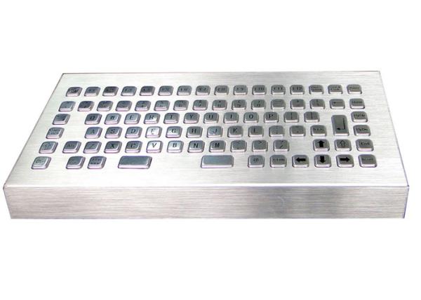 Cheap Stand Alone Metal Industrial Desktop Keyboard With Customizable Language Layout for sale