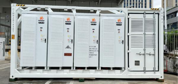 Cheap Self Contained Modular Container Battery Storage Pack 20ft Remote Monitoring Control for sale