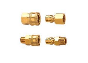Carterberg BSP Thread Brass Quick Adaptor 1/4 5/16 3/8 1/2