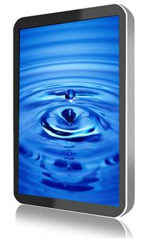 Cheap 19 Inch Network Vertical LCD digital Display signage With Split Screen / Looping Playback for sale