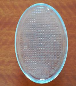 China Borosilicate Glass Light Diffuser , Led Light Diffuser Excellent Impact Strength on sale