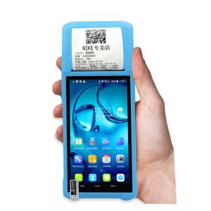 China 3g 4g Handheld POS Terminal Payment Mobile All In One POS Machine 5.5 Touchscreen on sale