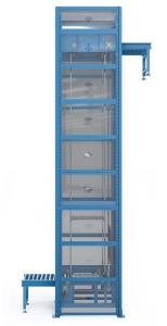 China Z Type Continuous Elevator Belt Driven Conveyor System ASRS MHS on sale