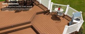 Solid WPC Composite Decking Quick And Simple Installation Decks