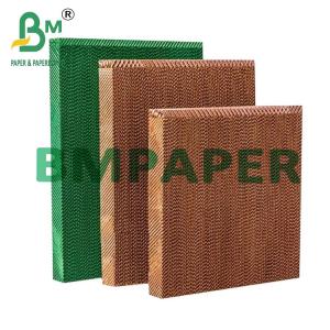 Best 95g Brown Color Cellulose Paper Cooling Pad Wall For Poultry House Cooling System wholesale