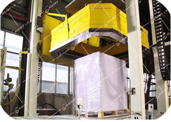 Cheap Fully Wrapped Winding Pallet Wrapping Machine Automatic Control Labor Saving for sale