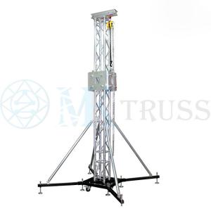 China Aluminum Ground Support Truss Tower System for 400mm Truss Frame Junction Way Hinge on sale