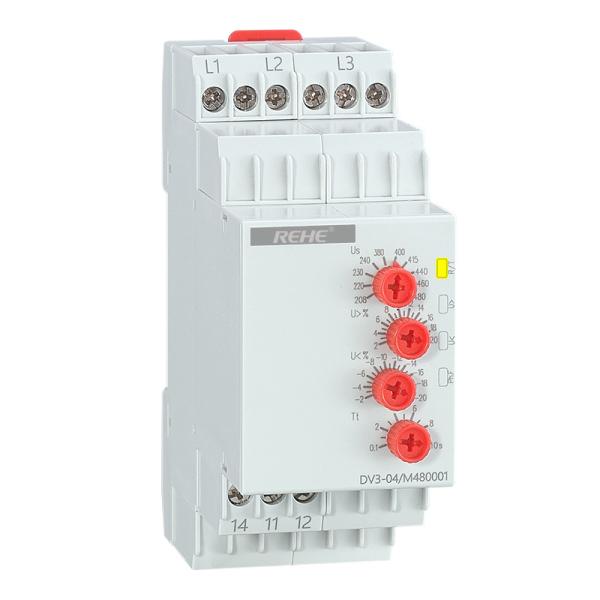 Cheap DV3-04 Relay Adjustable Monitoring Voltage Protecter for sale