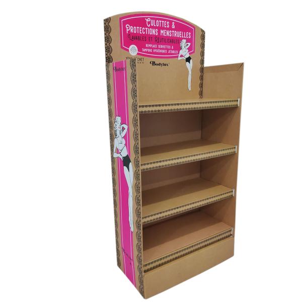 Cheap Biodegradable Cardboard Counter Display Corrugated Pop Up Store Display for sale