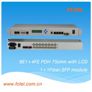 8E1+4ETH+console with physical isolation （stand alone） PDH Fiber Optical Multiplexer