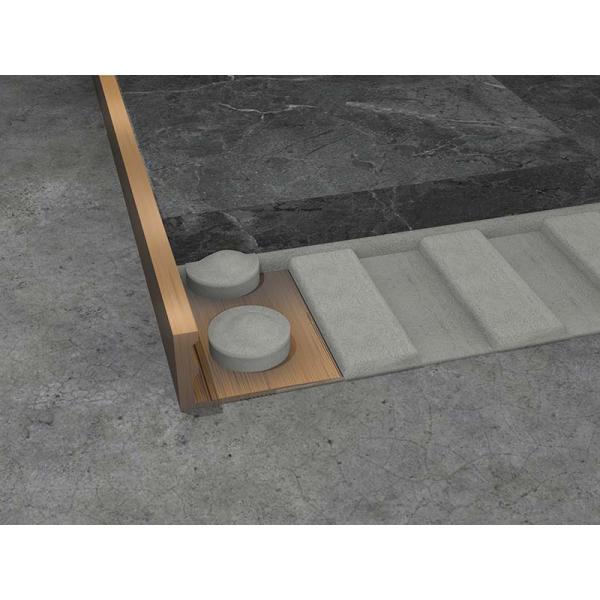 2.5m Stainless Steel L Shaped Trim Tile Corner Trimming Finishing Strip 8 10mm