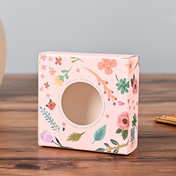 Cheap Handmade Soap Packaging Box Small Accessories Storage Paper Box Aromatherapy Wax Sheet Folding Cuboid Boxes for sale