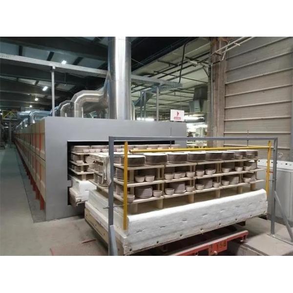 Automatic Electric Tunnel Kiln Equipment Gas Calcined Push Plate