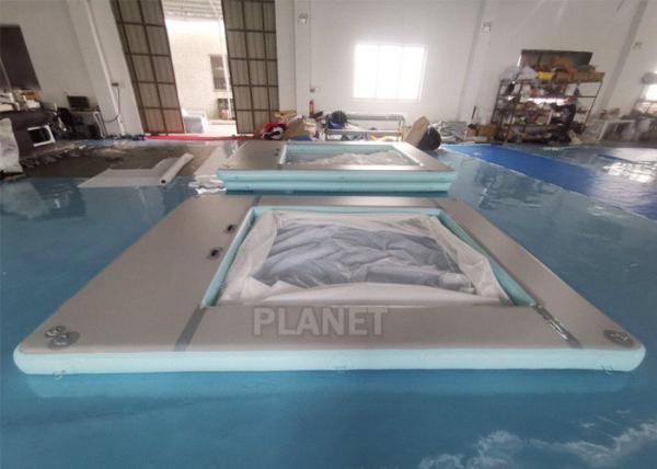 Cheap Anti Jellyfish Yacht Inflatable Floating Ocean Pool With Net for sale