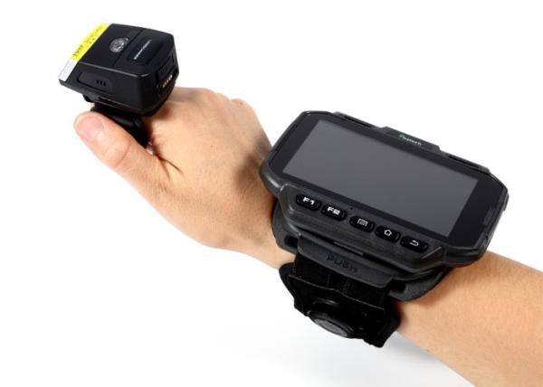 Cheap Rugged WT04 Wearable Computer Android PDA with Charging Dock Cradle for sale