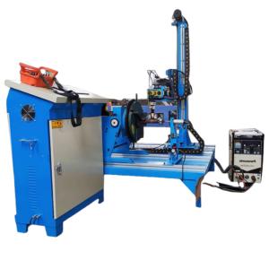 China Industrial Compact Flange Welding Equipment 5kW PLC Control Hydraulic Clamping Method on sale