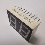 0.56inch Common Cathode 7-Segment LED Display Amber Color Dual Digit