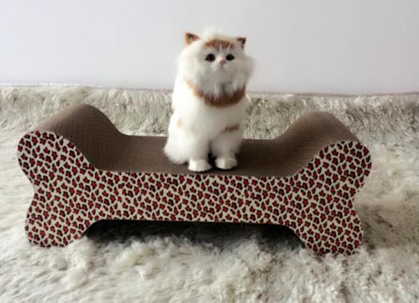 Cheap Training Cat Scratch Pad Cardboard Customized Shaped With Distinctive Smell for sale