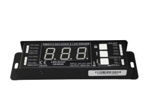 3 Channel Pixels LED DMX512 Decoder Addressing For RGB LED Fixture CV12V - 24V