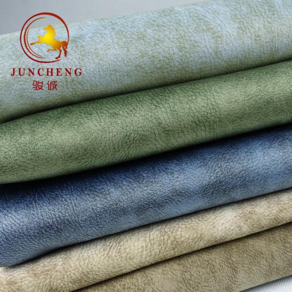 Cheap 2018 New arrival polyester holland velvet printed fabric for sofa for sale