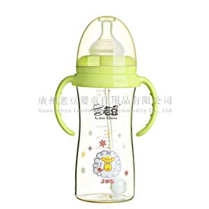 Best Baby Feeding Bottle 10oz Baby Water Milk Bottle Silicone Nipple PPSU Bottles For Babies wholesale