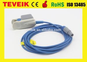 China Adult Finger Clip Reusable Spo2 Sensor Mindray For PM6000 Redel 6 Pin 10ft Medical Cable on sale