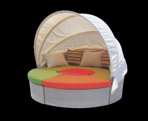 Best Beach luxury day bed PE rattan resin wicker cabana day beds outdoor hotel pool cabana daybed ---6013 wholesale
