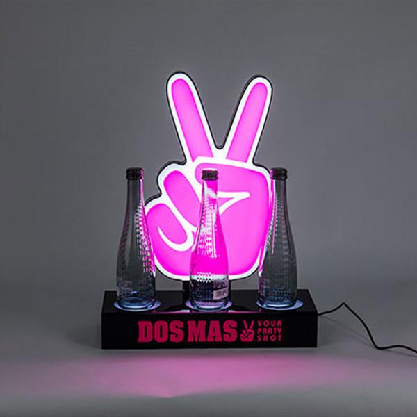 Cheap Unique Design LED Bottle Glorifier Display Stand Beer Bottle Display Rack for sale