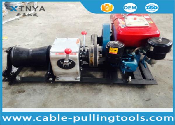 Cheap Power Construction Cable Winch Puller With Water Cooled Diesel Engine for sale