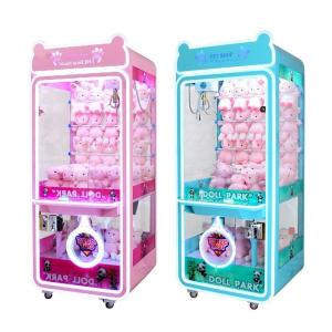 China 80KG Voltage Amusement Park Indoor Games Toys Claw Crane Game Machine Vending Doll Machine on sale