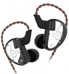 Armature with Dynamic Units AS06 Triple-Driver In-Ear Monitor HiFi Stereo Noise Cancelling Earbuds