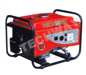 5KW Mobile Electric Generator With Wheels , Single Three Phase portable petrol generator