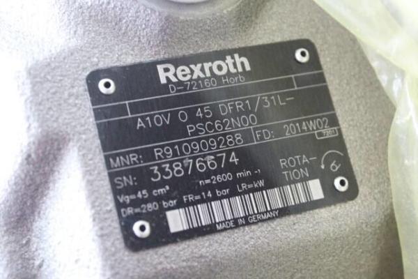 Cheap R910909288 A10VO45DFR1/31L-PSC62N00 Rexroth Left Rotation Variable Piston Pump for sale