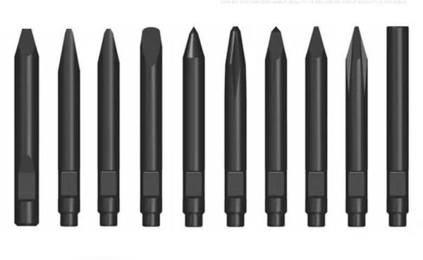 Cheap 20CrMo Mining Hydraulic Excavator Breaker Chisel Moil Point Chisel for sale