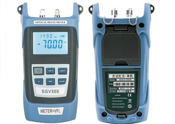 Cheap Auto - Off SC / FC Visual Fault Locator , 6 Wavelength Optical Power Meter for sale