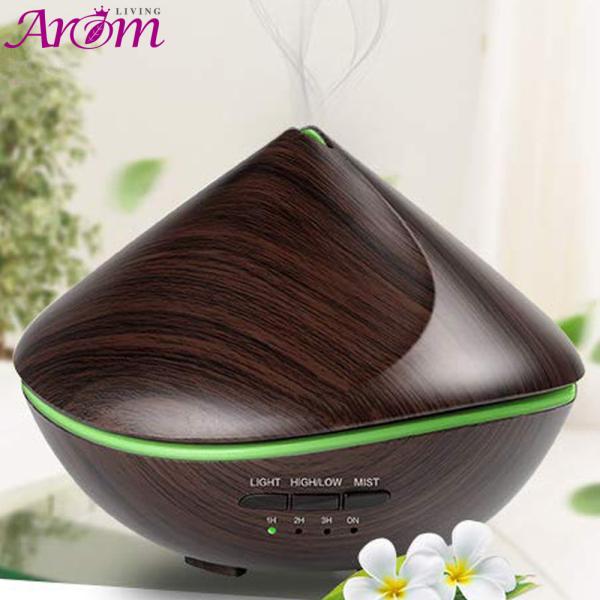 Cheap Sand Dune Shape 500ml Wood Grain Aromatherapy Diffuser for sale