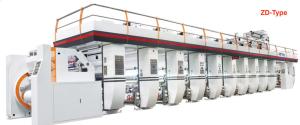 China Multi Color Plastic Film Printing Machine Continuous Printing Electronic Line Shaft System on sale