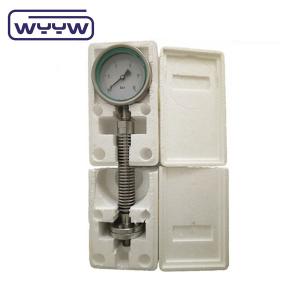 Customized High Temperature Pressure Gauge 100mm With Radiator
