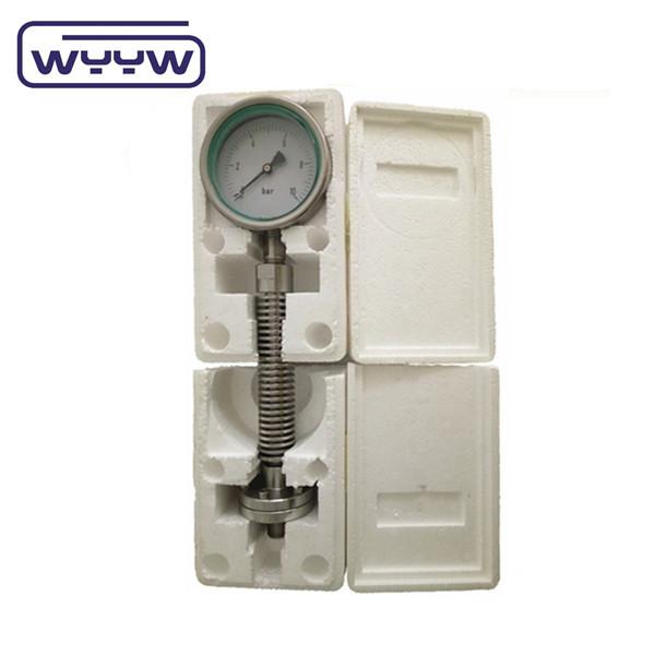 Cheap Customized High Temperature Pressure Gauge 100mm With Radiator for sale