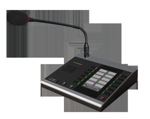 SIP Based PoE M100 Dispatch Microphone Console for Intercom