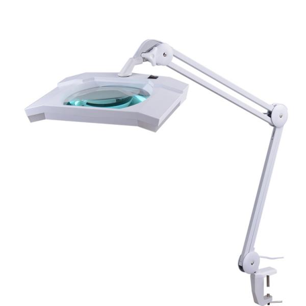 Cheap magnifying lamp desk light LED Magnifier  rectangular lamp 5 diopter for sale