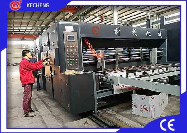 Cheap Automatic Computer Controlled Die Cutter 4 Color Flexo Printing For Carton for sale