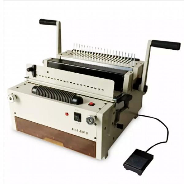 Cheap Multifunction Comb Coil Punching Binding Machine For Notebook for sale
