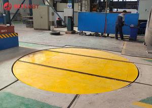 China Motorized Steerable Rail Turntable Transfer Cart on sale
